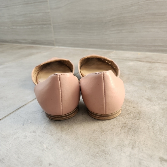 Slip On Loafer Peach Pink Flats Cutout Fairycore Whimsical Shoes Size 11 Resort - Picture 4 of 6